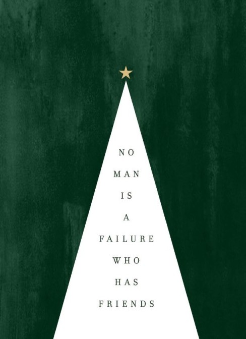 Xmas card image and quote